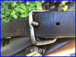 Japanese Arisaka Rifle Sling Orginal Leather WW2 Very Rare Type 99