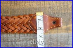 King Ranch Braided Leather Rifle Sling