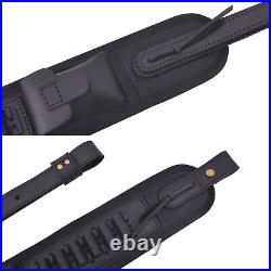 Leather Ammo Holder Rifle Slings Hunting Strap for. 30/30.357.308.44.22 12GA