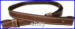 Leather Buffalo Leather Rifle Gun Sling Vintage Brown Crazy Horse/Hand Stitched