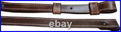 Leather Buffalo Leather Rifle Gun Sling Vintage Brown Crazy Horse/Hand Stitched