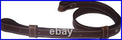 Leather Buffalo Leather Rifle Gun Sling Vintage Brown Crazy Horse/Hand Stitched