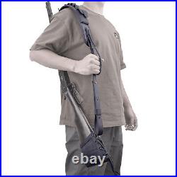 Leather Buttstock With Gun Ammo Holder Sling Suit For. 308.357.22LR 12/16/20GA