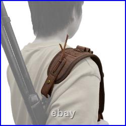 Leather & Canvas Rifle Buttstock with Gun Sling for. 22LR. 30-30 12GA. 30-06 Set