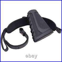 Leather Canvas Rifle Gun Cheek Rest with Sling Combo 12GA. 357.22LR. 45/70