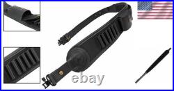 Leather Grip Rifle Sling with Shell Storage