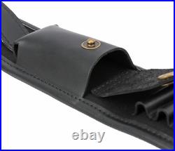 Leather Grip Rifle Sling with Shell Storage