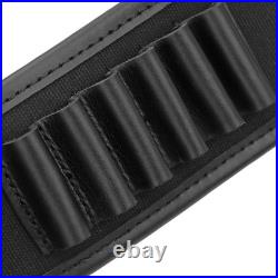 Leather Grip Rifle Sling with Shell Storage