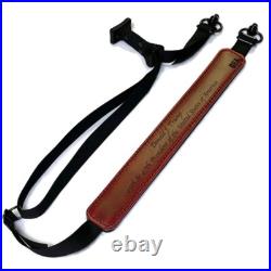 Leather Handmade Tactical 2 Point QD Rifle Gun Sling with Quick Adjust OFA