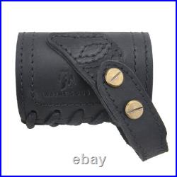 Leather Hunting Rifle Buttstock with Gun Sling for. 30/30.308.22MAG No Drill