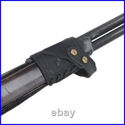 Leather Hunting Rifle Buttstock with Gun Sling for. 30/30.308.22MAG No Drill