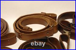Leather Military Style Rifle Slings (7) Leather Military Style Rifle Slings (7)