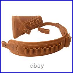 Leather No Drill Rifle Gun Cheek Rest Pad Buttstock with Gun Sling. 30/30.308 Leather No Drill Rifle Gun Cheek Rest Pad Buttstock with Gun Sling. 30/30.308