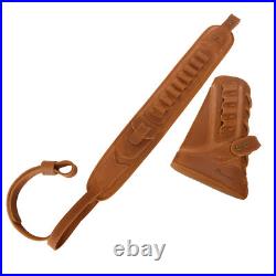 Leather No Drill Rifle Gun Cheek Rest Pad Buttstock with Gun Sling. 30/30.308 Leather No Drill Rifle Gun Cheek Rest Pad Buttstock with Gun Sling. 30/30.308