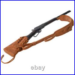 Leather No Drill Rifle Gun Cheek Rest Pad Buttstock with Gun Sling. 30/30.308 Leather No Drill Rifle Gun Cheek Rest Pad Buttstock with Gun Sling. 30/30.308