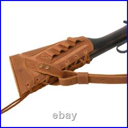 Leather No Drill Rifle Gun Cheek Rest Pad Buttstock with Gun Sling. 30/30.308 Leather No Drill Rifle Gun Cheek Rest Pad Buttstock with Gun Sling. 30/30.308