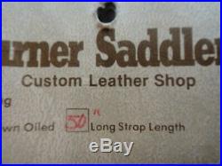 Leather Police Tactical Sniper Rifle Sling Black Military Turner Saddlery 50in