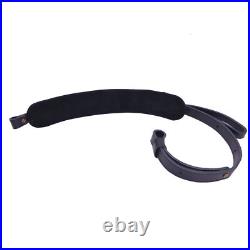 Leather Rifle Ammo Carry Sling Shotgun Shoulder Strap for. 30-30.308.22LR 12GA