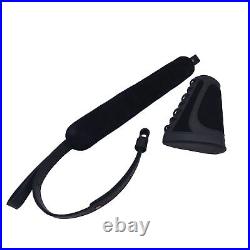Leather Rifle Buttstock, Ammo Carry Sling for. 22LR. 30-06 12GA 16GA. 30-30 Set