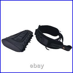 Leather Rifle Buttstock, Ammo Carry Sling for. 22LR. 30-06 12GA 16GA. 30-30 Set