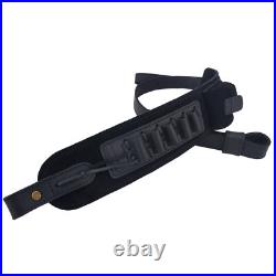 Leather Rifle Buttstock Cover with Ammo Holder Sling for. 357.30-30.300win 20GA
