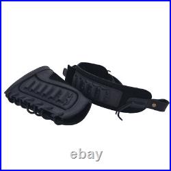 Leather Rifle Buttstock Cover with Ammo Sling Set for. 22LR 12GA. 308.357