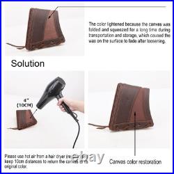 Leather Rifle Buttstock Cover with Gun Sling Strap Set for. 300win. 22.30-30