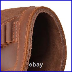 Leather Rifle Buttstock Pouch + Matched Gun Sling + Swivels For. 17.22LR. 22MAG