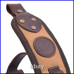 Leather Rifle Buttstock Recoil Pad With Rifle Sling For. 22 LR. 17HMR. 22MAG USA