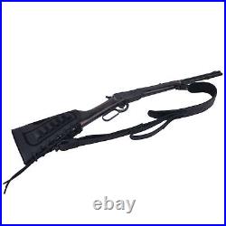 Leather Rifle Buttstock Sleeve, Gun Sling. 357.30/30.22LR 12GA Special Offer