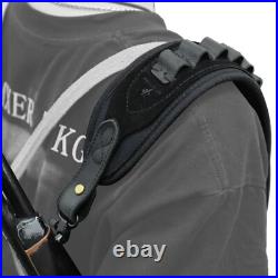 Leather Rifle Cheek Rest, Matched Gun Carry Strap for 12GA. 22MAG. 300win. 30-30