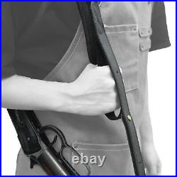 Leather Rifle Cheek Rest, Matched Gun Carry Strap for 12GA. 22MAG. 300win. 30-30