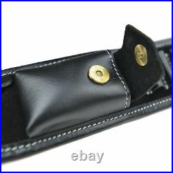 Leather Rifle Gun Buttstock With Matched Sling For. 30-06.30-30.45-70.44-40