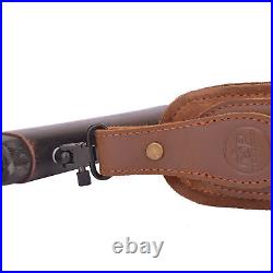 Leather Rifle Gun Sling Shooting Strap For. 30-30.308,12GA. 22LR Christmas gift