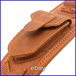 Leather Rifle Shell Holder Sling Shotgun Ammo Strap for. 308.22LR. 30-30 12GA