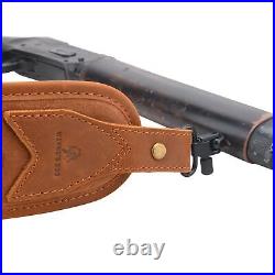Leather Rifle Shell Holder Sling Shotgun Ammo Strap for. 308.22LR. 30-30 12GA
