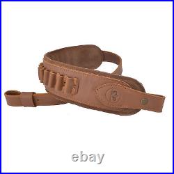 Leather Rifle Shotgun Sling Carry Strap. 308.22.357 12GA Father's Day Gift