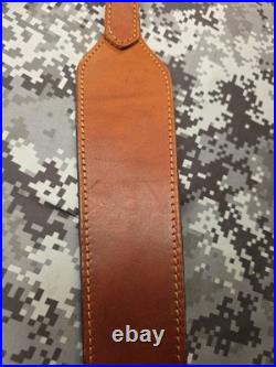 Leather Rifle Sling Buckle Sling Thumb Strap Big Game Sling With Swivels