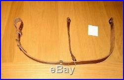 Leather Rifle Sling Ching Sling Design Scout Rifle Sling-mid Brown