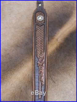 Leather Rifle Sling, Handcrafted by Seelye Leather Works in the USA, Preacher