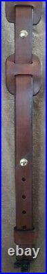 Leather Rifle Sling by Levergun Leather Works LLC handmade, adjustable, Padded