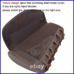 Leather Rifle Stock Cover Recoil Pad with Cartridge Sling for. 357.30-30.45 Leather Rifle Stock Cover Recoil Pad with Cartridge Sling for. 357.30-30.45
