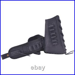Leather Rifle Stock Cover, Shell Holder Sling for. 308.22MAG 12GA. 45-70.300win Leather Rifle Stock Cover, Shell Holder Sling for. 308.22MAG 12GA. 45-70.300win