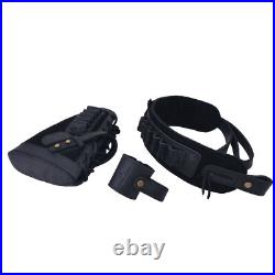 Leather Set of Rifle Buttstock, No Drill Loop, Gun Sling for. 22MAG. 30-30.45-70