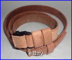 Leather Sling for WWII German Mauser K98 98K Rifle Natural Repro x 10 UNITS Tu2
