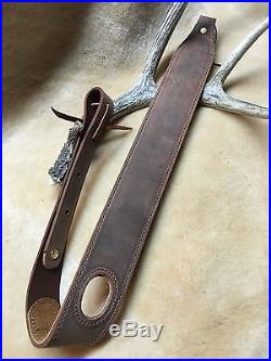 Leather padded rifle sling with Matching stock wrap Henry 45-70 Buffalo