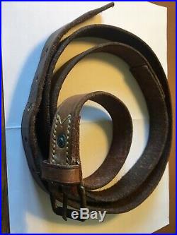 Lee Enfield No. 4T Sniper Rifle Leather Sling For No. 8 Case For No. 32 Scope