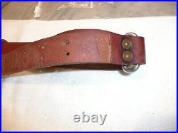 Les Leslie Tam M1907 National Match Leather Rifle Sling NM Creedmoor Highpower