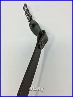 Levy's Leather TRACKER SERIES Brown WILD BOAR CREST Padded Rifle Sling #SN76W