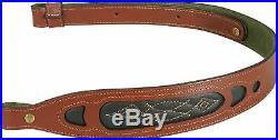 Levy's Leathers SN27 Leather Cobra Rifle Sling Walnut